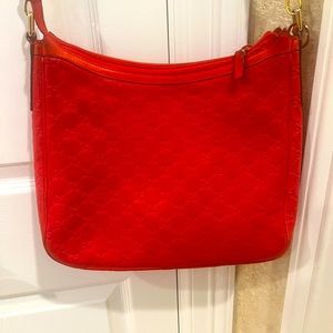 Red Leather Gucci Crossbody
